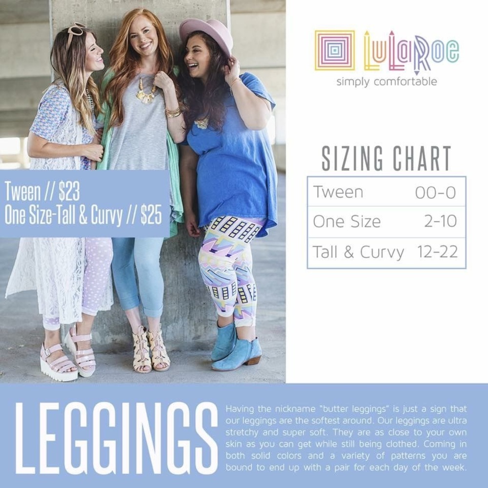 LuLaRoe Leggings Tall & Curvy NWT - Picture 6 of 6